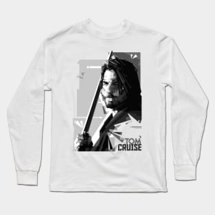 Tom Cruise Black and White Long Sleeve T-Shirt